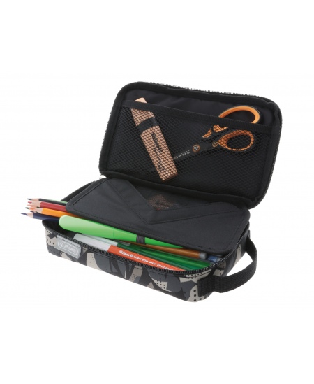 Penālis HERLITZ Camo Grey, viens nodalījums