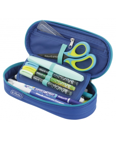 Penālis HERLITZ Dip Dye, zils, viens nodalījums