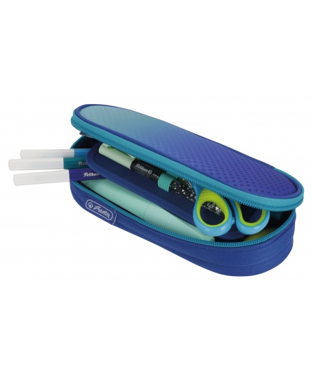 Penālis HERLITZ Dip Dye, zils, viens nodalījums