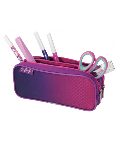 Penālis HERLITZ Dip Dye, violets, divi nodalījumi