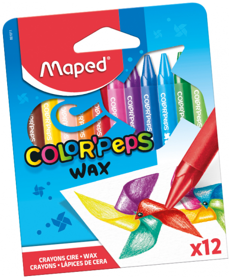 Vaska krītiņi MAPED Color Peps, 12 gab.