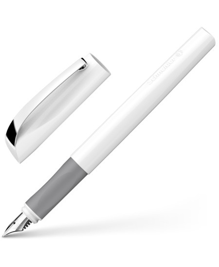 Tintes pildspalva SCHNEIDER Ceod Classic, balts korpuss ar sudraba detaļām