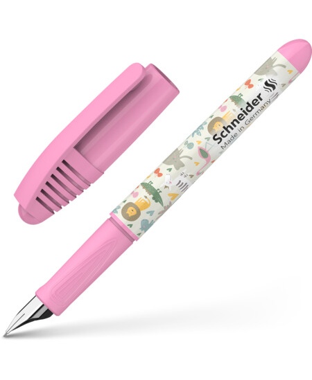 Tintes pildspalva SCHNEIDER Zippi Funny Safari, rozā korpuss
