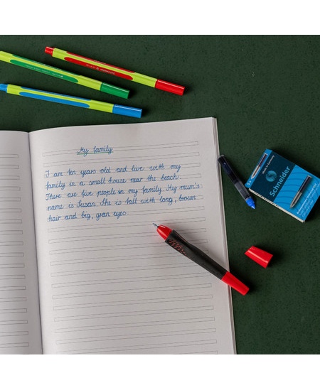 Pildspalva SCHNEIDER Breeze, sarkans/melns korpuss