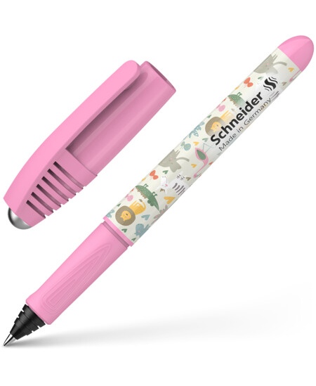 Pildspalva SCHNEIDER Zippi Funny Safari, rozā krāsā