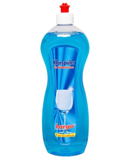 Skalošanas līdzeklis trauku mazgājamajām mašīnām LARGO, 1 l