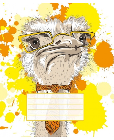 Burtnīca rūtiņās JAUTRIE DZĪVNIEKI, 12 lapas, 80 gsm