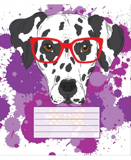 Burtnīca rūtiņās JAUTRIE DZĪVNIEKI, 12 lapas, 80 gsm