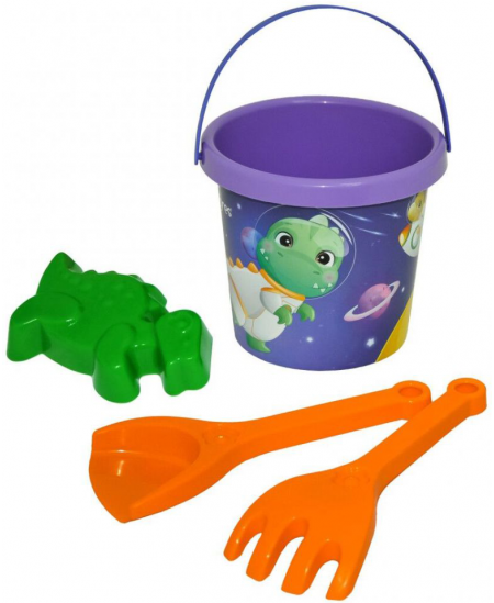 Smilšu rotaļlietu komplekts TIGRES Cosmosaurus, 4 daļas