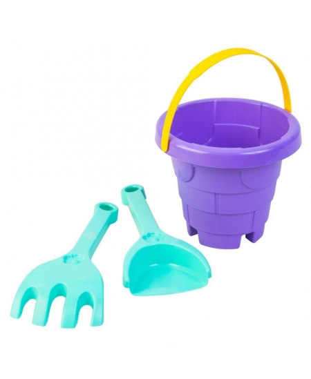 Smilšu rotaļlietu komplekts TIGRES Pils, 3 daļas