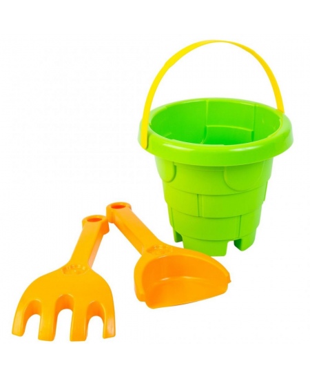 Smilšu rotaļlietu komplekts TIGRES Pils, 3 daļas