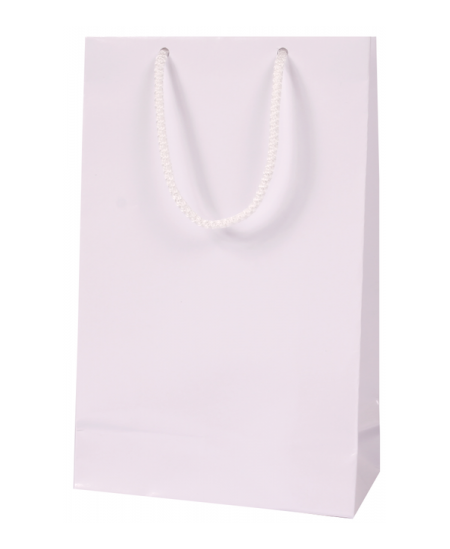 Dāvanu maisiņš, 25x16x7 cm, balts