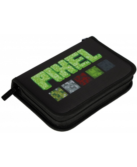 Penālis STARPAK Pixel Green, viens nodalījums, pildīts