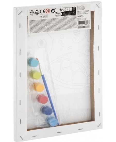 GRAFIX krāsojamo rotaļlietu komplekts ar cipariem, audekls, 29,7x19,5 cm