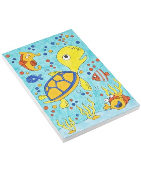 GRAFIX krāsojamo rotaļlietu komplekts ar cipariem, audekls, 29,7x19,5 cm