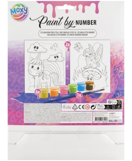 Krāsojamo ciparu komplekts GRAFIX Fairy, A4, 2 gab.