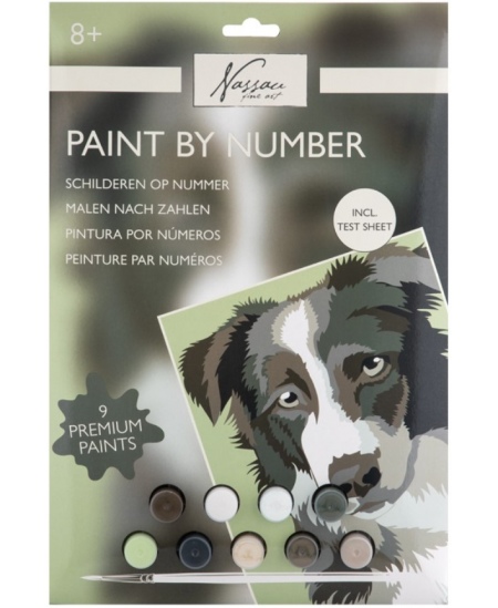 Krāsošanas pēc skaitļiem komplekts GRAFIX Suns, kartons, 33,5x23,8 cm