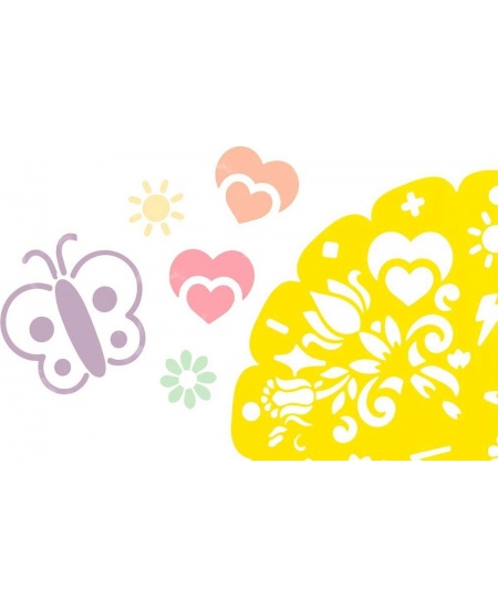 Mandalu zīmēšanas komplekts āra aktivitātēm GRAFIX, 57 cm, 6 krītiņi