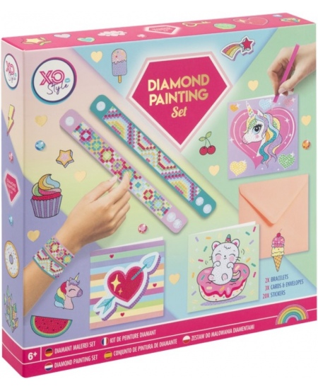 GRAFIX dimantu mozaīkas rokassprādžu komplekts, 2 gab.