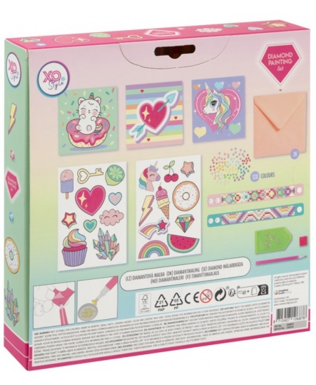 GRAFIX dimantu mozaīkas rokassprādžu komplekts, 2 gab.