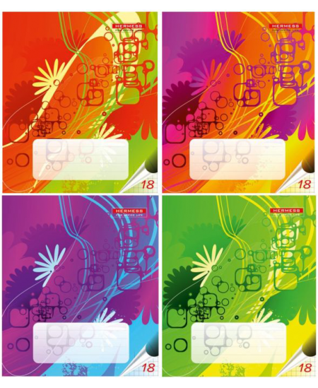 Burtnīca rūtiņās OZIRIS, 18 lapas, 65 gsm