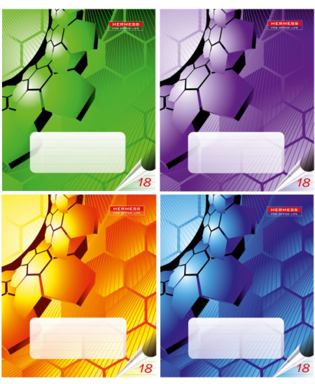 Burtnīca līnijās OZIRIS, 18 lapas, 65 gsm