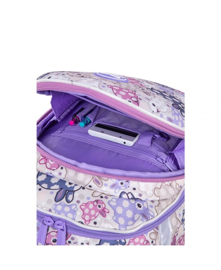 Mugursoma COOLPACK Turtle White Bunny