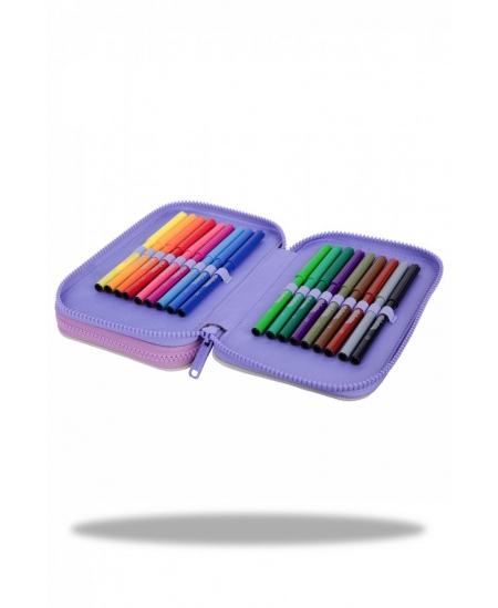 Penālis COOLPACK White Bunny, divi nodalījumi, pildīts