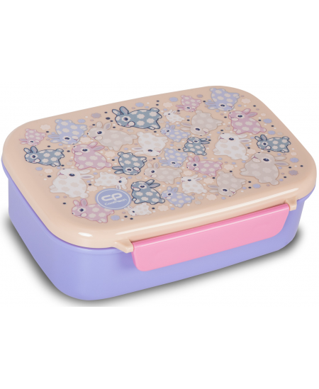 Pusdienu kārba COOLPACK Foodyx White Bunny, ar nodalījumu