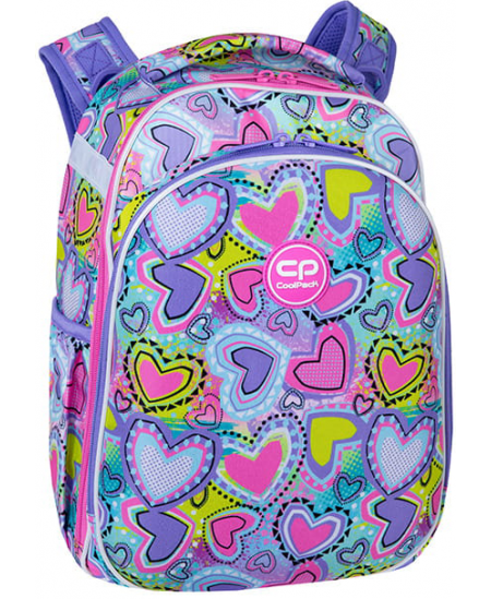 Mugursoma COOLPACK Turtle Pastel Hearts