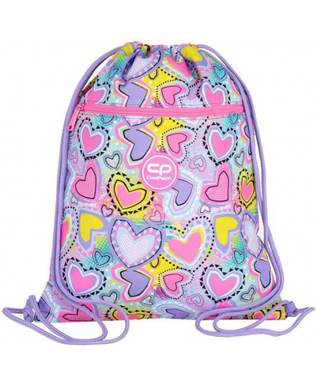 Sporta maisiņš COOLPACK Vert Pastel Hearts