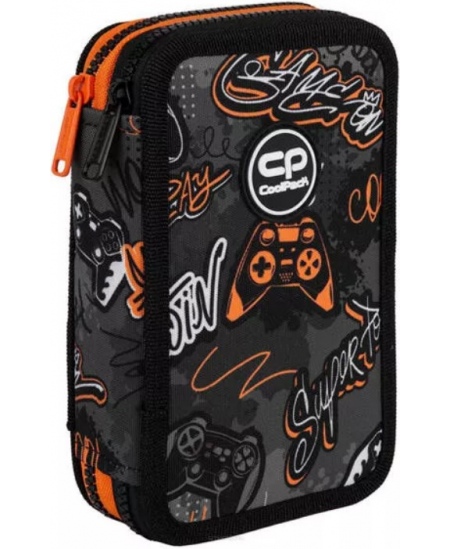 Penālis COOLPACK Gamer, divi nodalījumi, pildīts