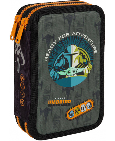 Penālis COOLPACK Disney Mandalorian, divu nodalījumu, pildīts