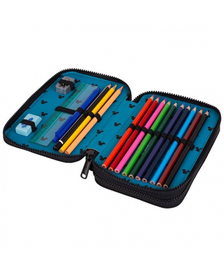 Penālis COOLPACK Disney Mickey Mouse, divu nodalījumu, pildīts
