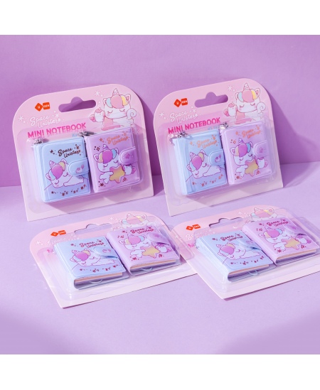 Mini piezīmju grāmatiņa SQUISHY, 49 lapas, 2 gab.