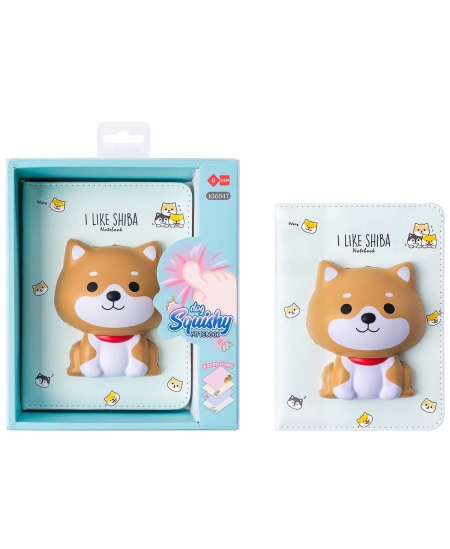 Piezīmju grāmatiņa SQUISHY Dog, 128 lapas