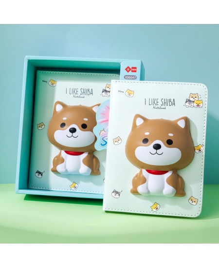 Piezīmju grāmatiņa SQUISHY Dog, 128 lapas