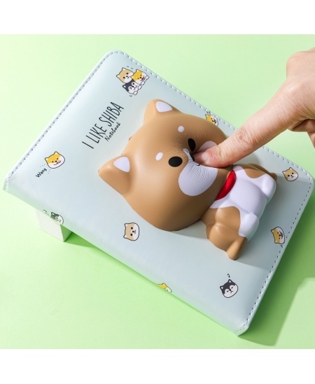 Piezīmju grāmatiņa SQUISHY Dog, 128 lapas