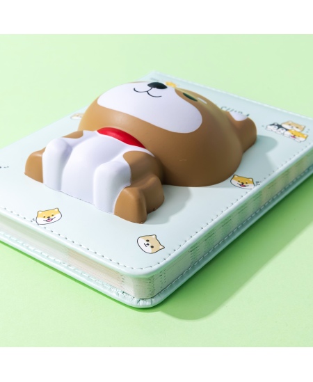 Piezīmju grāmatiņa SQUISHY Dog, 128 lapas