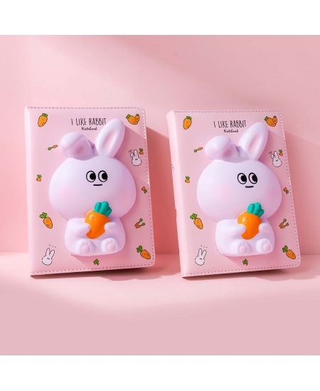 Piezīmju grāmatiņa SQUISHY Rabbit, 128 lapas