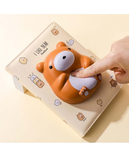 Piezīmju grāmatiņa SQUISHY Bear, 128 lapas