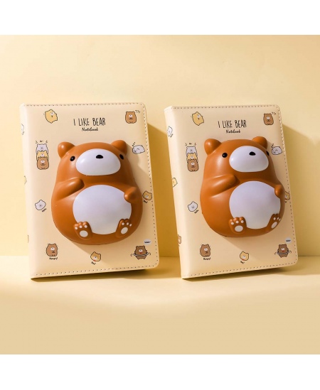Piezīmju grāmatiņa SQUISHY Bear, 128 lapas