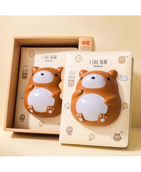 Piezīmju grāmatiņa SQUISHY Bear, 128 lapas