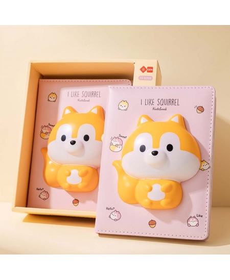 Piezīmju grāmatiņa SQUISHY Squirrel, 128 lapas