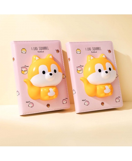 Piezīmju grāmatiņa SQUISHY Squirrel, 128 lapas
