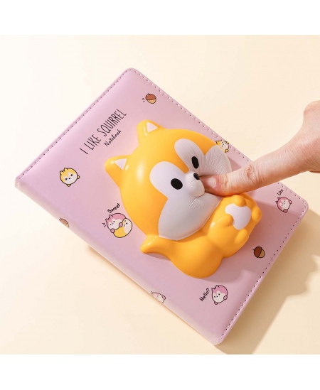 Piezīmju grāmatiņa SQUISHY Squirrel, 128 lapas