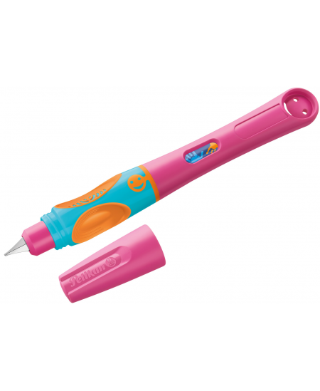 Tintes pildspalva PELIKAN Griffix-4, labročiem, Lovely Pink, blisterī