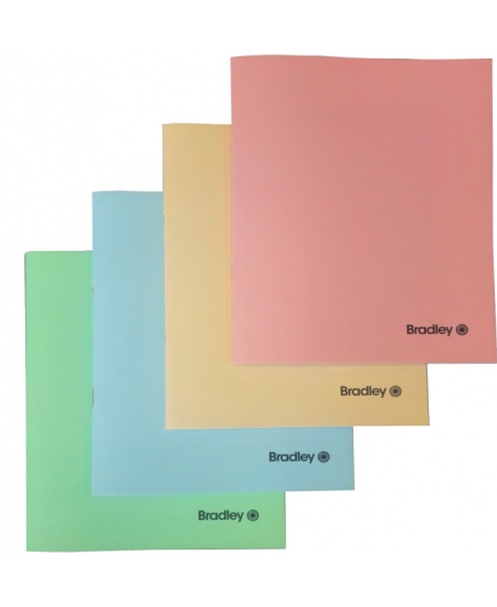 Burtnīca rūtiņās BRADLEY Pastel, 36 lapas, 70 gsm