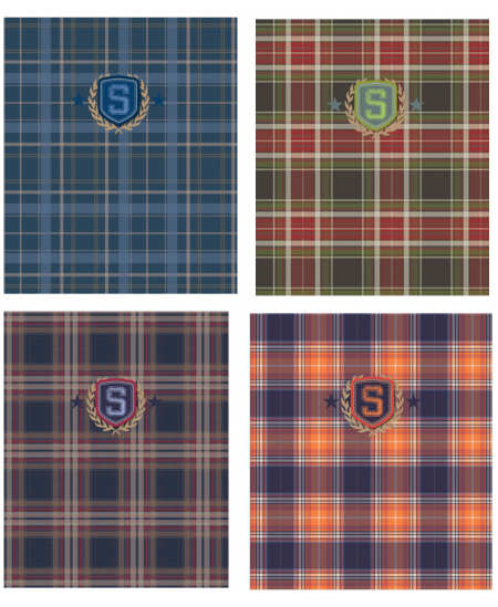 Burtnīca līnijās BRADLEY Rūtains raksts, 36 lapas, 70 gsm