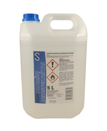 Virsmu dezinfekcijas līdzeklis, 5 l